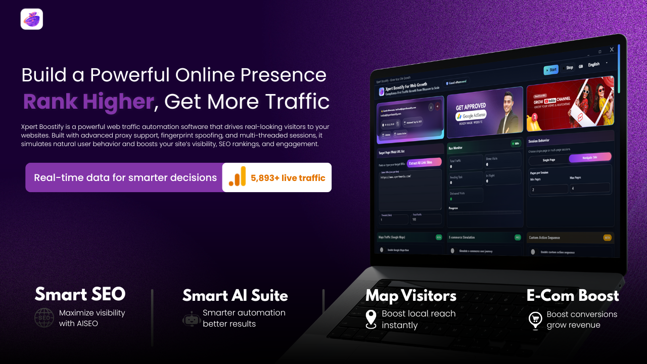 Boost Your E-Commerce Stores & Blog Sites: Web Traffic & SEO Growth with Xpert Boostify Bot