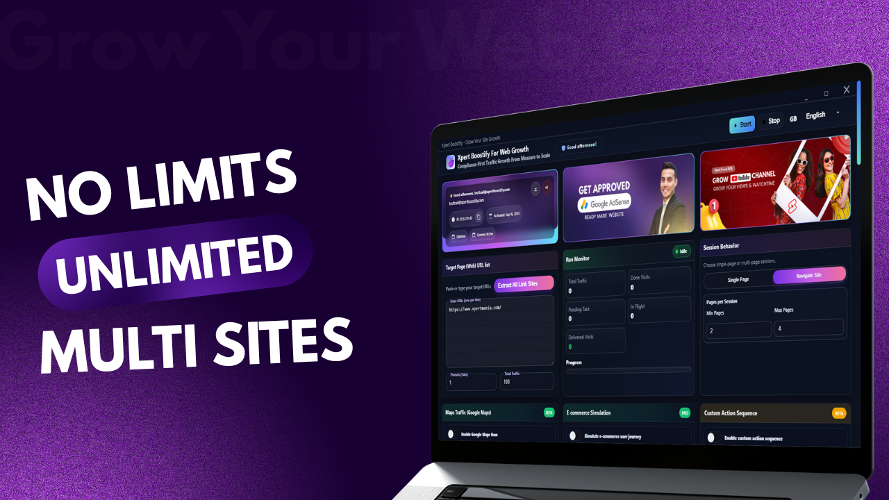 Boost Your E-Commerce Stores & Blog Sites: Web Traffic & SEO Growth with Xpert Boostify Bot