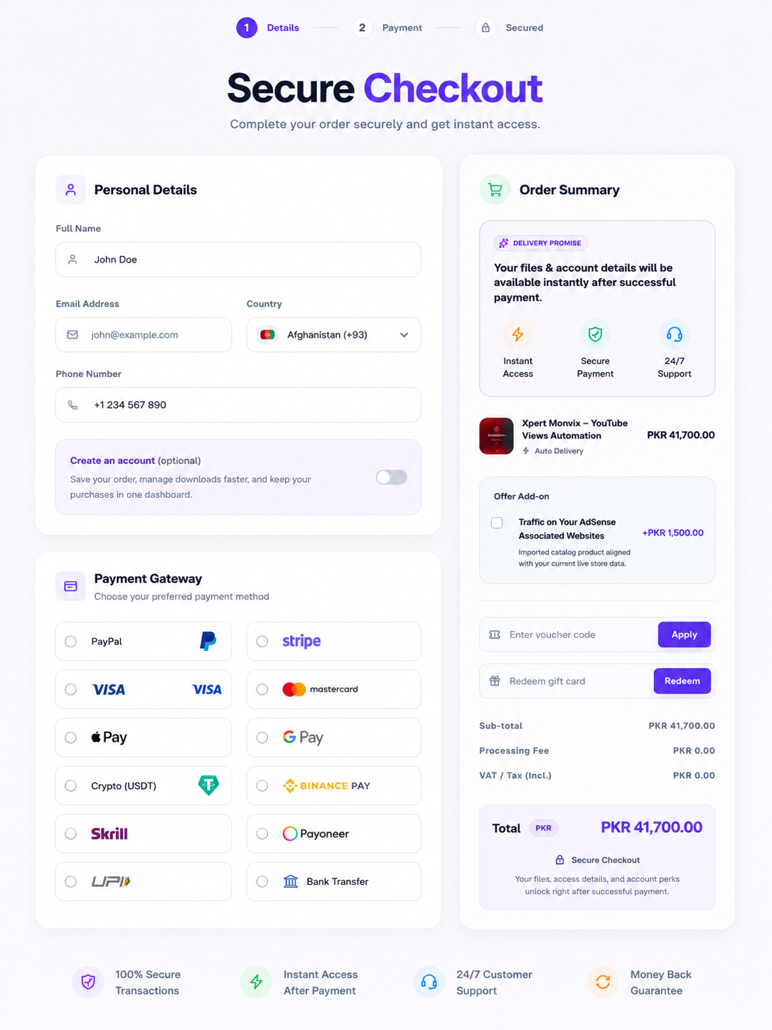 Digital Product Marketplace | Next.js Store, SMM Panel, PWA, POS, Wallet & Marketing Automation - JS